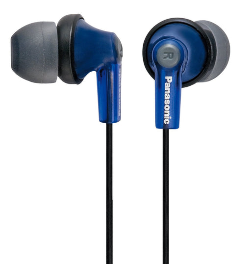 Panasonic Canal Type earphone RP-HJE150-A Blue 1.2m Cable Plastic 3size earpiece_1