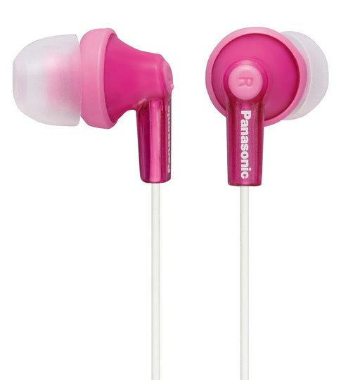Panasonic Canal Type earphone RP-HJE150-P Pink 1.2m Cable Plastic 3size earpiece_1