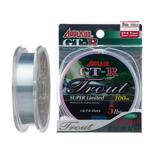 Sanyo Nylon APPLAUD GT-R Trout SUPER Limited 100m 10LB Fishing Line Silver NEW_1