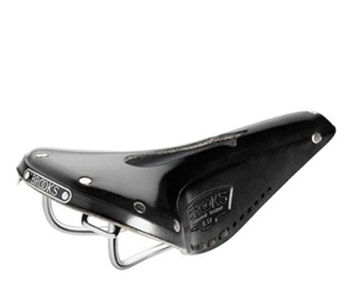 Brooks Saddles Imperial B17 Narrow Bicycle Saddle Hole Laces Black ‎B214ILA07202_1