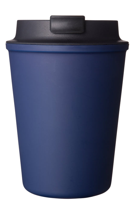 Rivers Portable Wall Mug Slipped Navy 350ml W91xD91xH130mm PP Cup, Silicone Lid_1