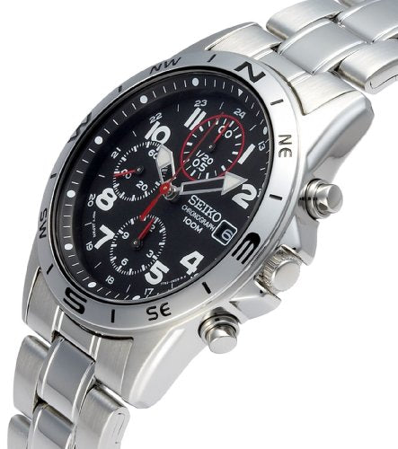 Seiko CHRONOGRAPH SND375PC Oversea Model Stainless Steel Silver NEW from Japan_3
