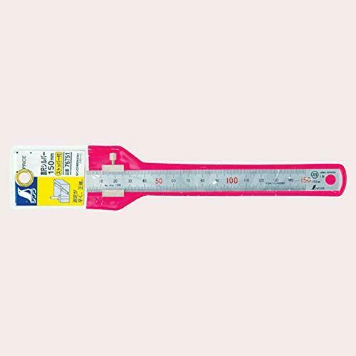 Shinwa 76751 Mini Ruler Scale with Stopper Stainless Steel NEW from Japan_2