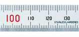 Shinwa 76751 Mini Ruler Scale with Stopper Stainless Steel NEW from Japan_3