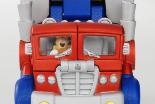 Transformers Disney Label Mickey Mouse Trailer Figure Takara Tomy NEW from Japan_3