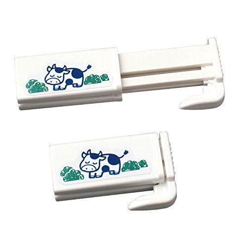 Lek KN Cap for milk carton White 4.5 x 1 x 3cm K-533 2 piece set NEW from Japan_1