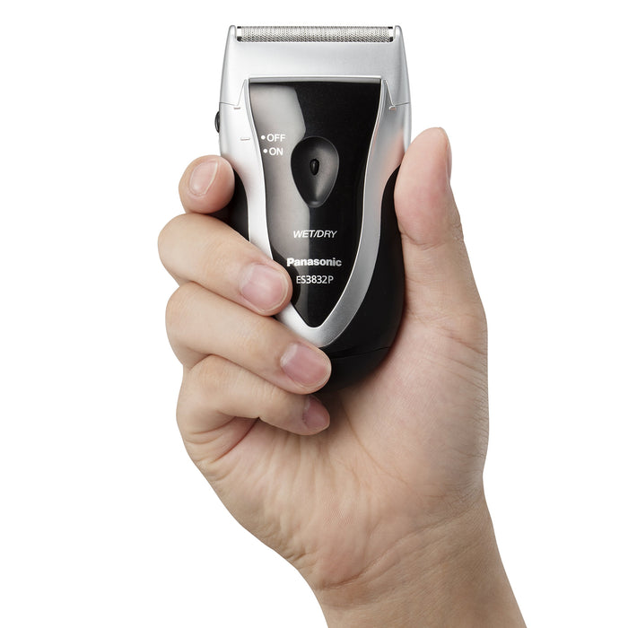 Panasonic Men's Shaver for Traveler ES3832P-S Silver Battery Powered Portable_3