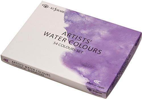 Kusakabe transparent watercolors 54 colors set 5ml (2) NEW from Japan_1