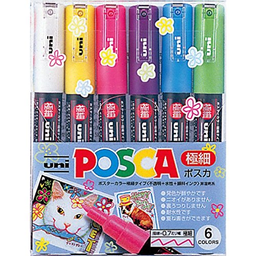 Uni-POSCA PC8K15C Paint Marker Pen Bold Point Set of 15