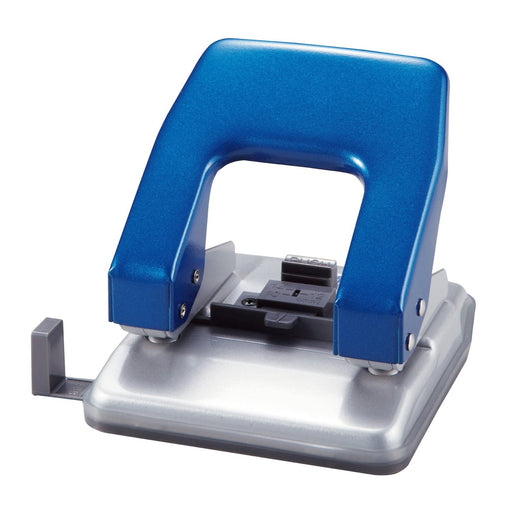 Open Kogyo two-hole punch blue PU-20N-BU Metal Max 34 PPC Paper Made in Japan_1