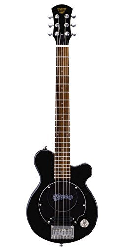 Pignose Electric Guitar with Soft Case PGG-200BK Black Built-in 10cm speaker NEW_2