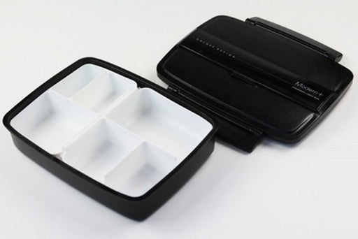 Skater Shokado Lunch Box 870ml Made in Japan Modern+ Black PO5S-A Microwaveable_2