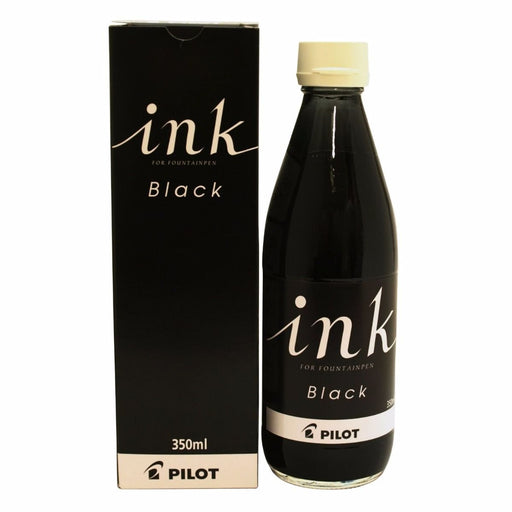 PILOT INK-350 -B Fountain Pen Ink Black 350ml from Japan_1