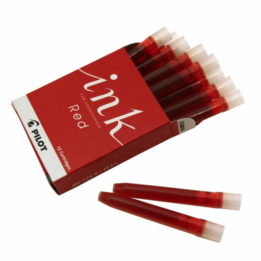PILOT IRF-12S Cartridge Ink for Fountain Pen  Red 12 pcs NEW from Japan_1