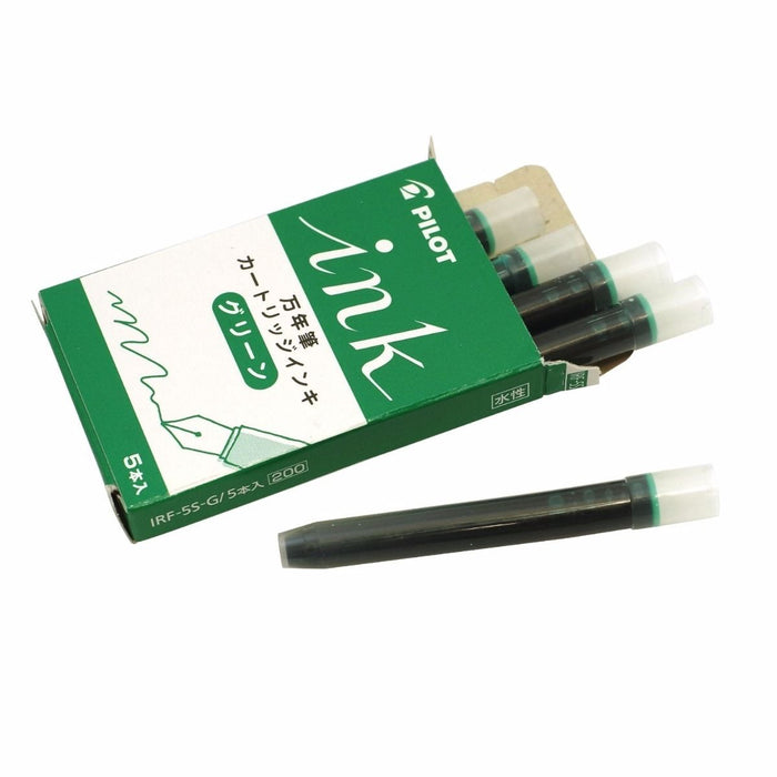 PILOT IRF-5S -G Cartridge Ink for Fountain Pen Green 5 pcs NEW from Japan_1
