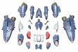 BANDAI  Macross F Super parts for 1/72 VF-25 Messiah Valkyrie NEW from Japan_1