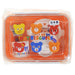 MIKI HOUSE HOT BISCUITS Lunch Box Set Orange 76-1042-347 Plastic, Stainless NEW_2