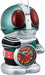 Rhythm alarm clock masked Kamen Rider voice alarm green 4SE502RH05 NEW_1