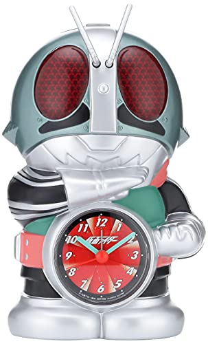 Rhythm alarm clock masked Kamen Rider voice alarm green 4SE502RH05 NEW_6