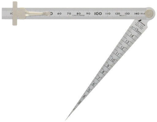 SHINWA Taper Welding Gauge Gage ruler test Welder range:1-15mm 160mm 62612 NEW_1