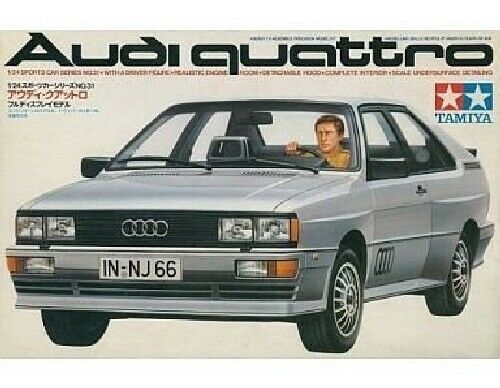 Tamiya 1/24 Audi Quattro Plastic Model Kit NEW from Japan_1