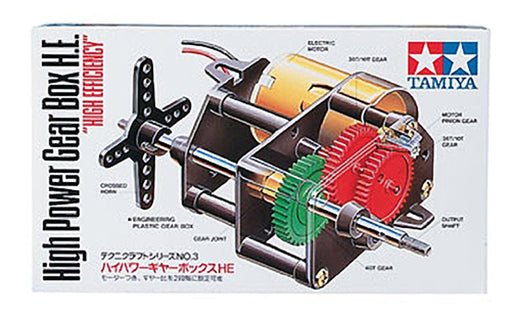 Tamiya 72003 Technicraft series No.3 Hi-Power Gearbox HE 72003-000 Made in Japan_1