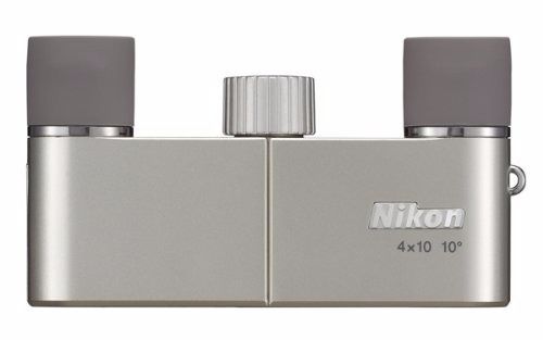 Nikon Binoculars Elegant Compact 4x10 DCF Roof Prism Champagne Gold from Japan_2