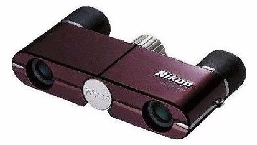 Nikon Binoculars Elegant Compact 4x10 DCF Roof Prism Wine Red from Japan_1