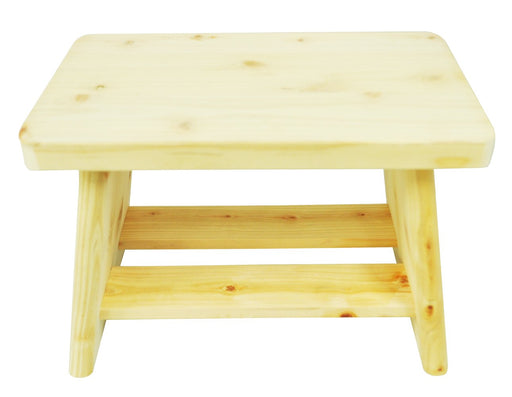 Hoshino Industry Bath Chair Beige 29 x 18 x 20.5cm Hinoki Cypress Made in Japan_1