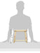 Hoshino Industry Bath Chair Beige 29 x 18 x 28cm Hinoki Cypress NEW from Japan_2