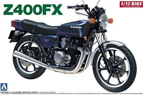 Aoshima 1/12 BIKE Kawasaki Z400FX Plastic Model Kit from Japan NEW_2