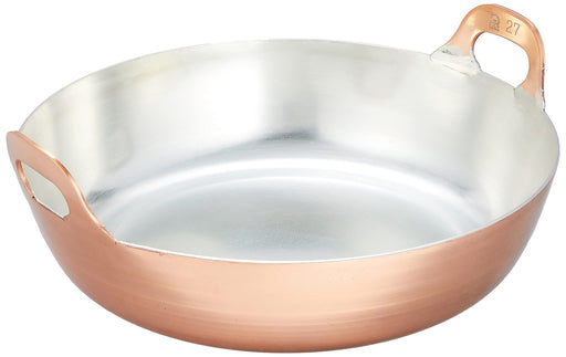Endo Corporation professional use frying pan 39cm copper AAG08039 Tenpura NEW_1
