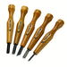 Mikisyo Japanese Wood Carving Tools Power Grip 5 pieces Set NEW_1