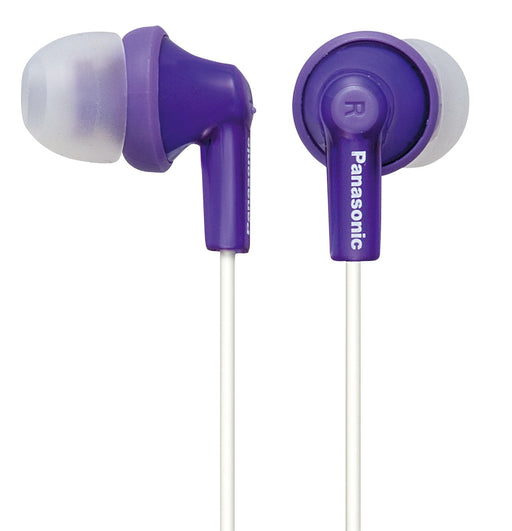 Panasonic Canal Type Earphones RP-HJE150-V Purple 1.2m Cable Closed Type NEW_1
