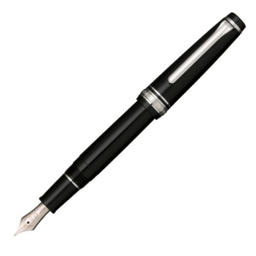 SAILOR 11-1222-220 Fountain Pen Professional Gear Slim Silver Black Fine_1