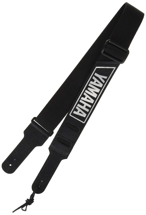 YAMAHA guitar strap black SP-141BL PP with strings to fix the strap to the head_1