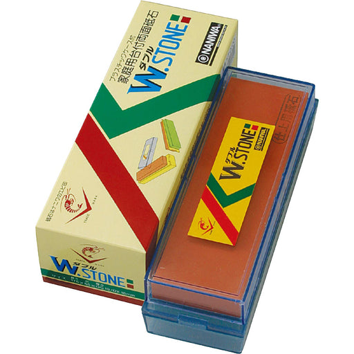 Naniwa Ebi Whetstones W Stone HT-0100 Two Side #220/#1000 with Plastic Case NEW_2