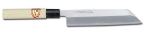 Sakai Takayuki / Kasumitogi Yasuki White Steel #3 Japanese Mukimono Knife 180mm_1