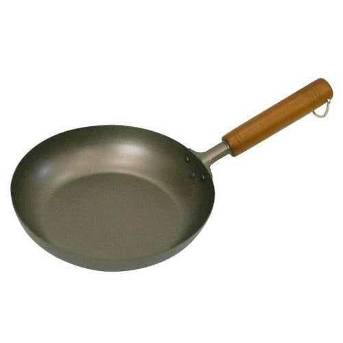 Hasemoto Pure Titanium Ultralight  Frying Pan With Wooden Handle 22cm 1.2 mm NEW_1