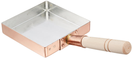 TAMAGOYAKI PAN Bento Egg Roll Omlettes Sushi 15cm copper 150x150mm BTM01 NEW_1