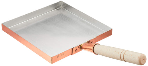 Endo Professional Tamago Egg Copper Pan Square Thin Type 21cm BTM02021 NEW_1