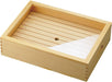 Yamako Wooden Neta Box and Acrylic Lid Large Size Shiroki 39x29x10cm 35585 NEW_1