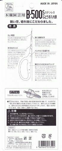 Chikamasa Stainless Grapes Care Scissors B-500S Line NEW from Japan_7