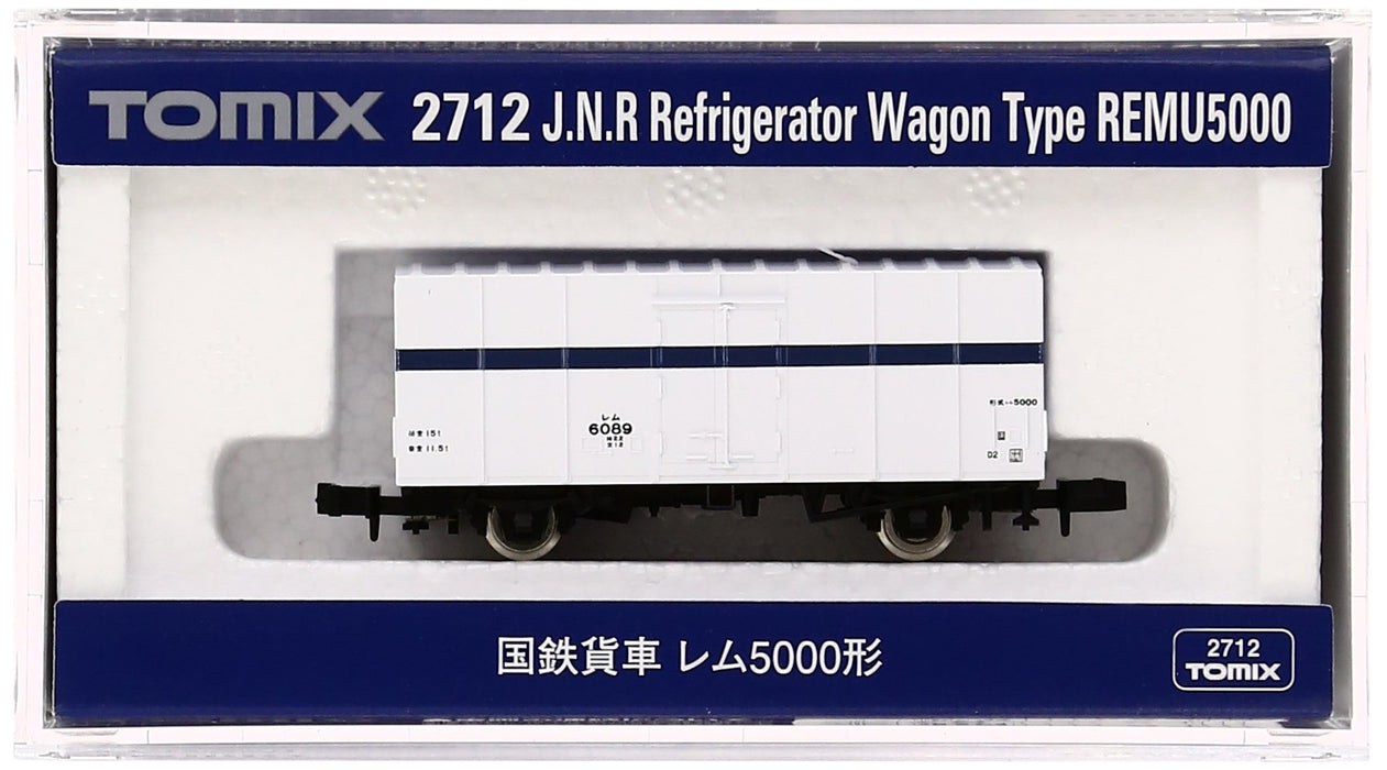 TOMIX N gauge J.N.R. Refrigerator Wagon Remu5000 2712 Model Train Freight Car_1