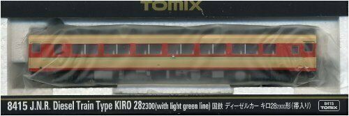 Tomix N Scale J.N.R. Diesel Train Type KIRO28-2300 (with Light Green Line) NEW_1