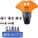 Vessel TD-80 T-Bar Ratchet Screwdriver Orange NEW from Japan_2