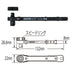 VESSEL Flat Plate Ratchet driver set (with 10 Bits) TD-70 NEW from Japan_3
