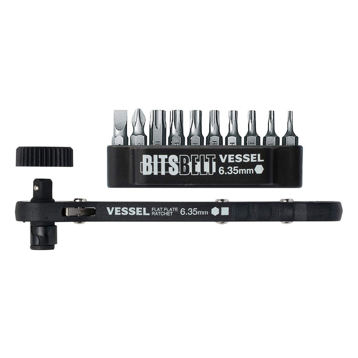 VESSEL TX-11 Torx plate ratchet driver Screwdriver with Bit Set of 10 piece NEW_1