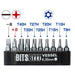 VESSEL TX-11 Torx plate ratchet driver Screwdriver with Bit Set of 10 piece NEW_4