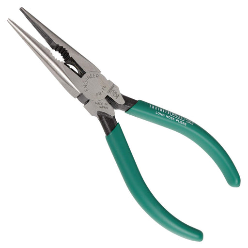 Engineer needle nose pliers with hole PR-36 green 160x51x10mm high carbon steel_1